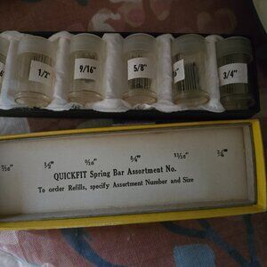 Quick-Fit Brand Spring Bars Watch Strap Pins Assortment-Vintage